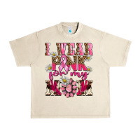 Sandshell i wear pink for my mom Urban Heavy Tee - BarkalooDesign