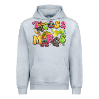 Heather Grey tacos and margaritas Urban Hoodie - LillyAllenDesigns