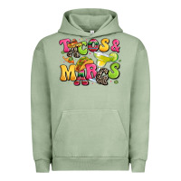 Pigment Oil Green tacos and margaritas Urban Hoodie - LillyAllenDesigns
