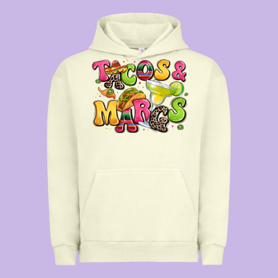 Tacos And Margaritas Urban Hoodie Designed By Lillyallendesigns