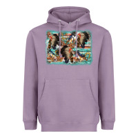 Lavender indian western background Heavyweight Hoodie - AdoDesignShop