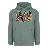 Sage indian western background Heavyweight Hoodie - AdoDesignShop