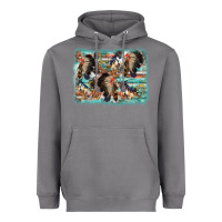 Storm indian western background Heavyweight Hoodie - AdoDesignShop