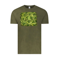 Vintage Olive st patrick's day shamrock leopard background Vintage Tee - RanaPortraitStore