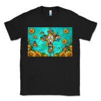 Black bull skull cross skinny metal can holder Classic Tee - HRA Design Shop
