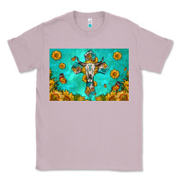 Lilac bull skull cross skinny metal can holder Classic Tee - HRA Design Shop