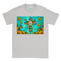 Moon Dust bull skull cross skinny metal can holder Classic Tee - HRA Design Shop