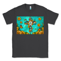Smoke bull skull cross skinny metal can holder Classic Tee - HRA Design Shop