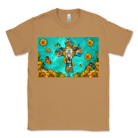 Toasted Coconut bull skull cross skinny metal can holder Classic Tee - HRA Design Shop