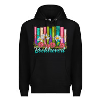 Black booktrovert Premium Hoodie - NancyCooperArtShop