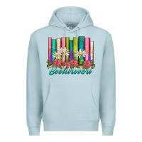Blue Mist booktrovert Premium Hoodie - NancyCooperArtShop
