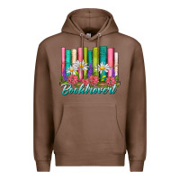 Chestnut booktrovert Premium Hoodie - NancyCooperArtShop