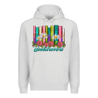 Dove Grey booktrovert Premium Hoodie - NancyCooperArtShop