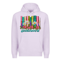 Lilac booktrovert Premium Hoodie - NancyCooperArtShop
