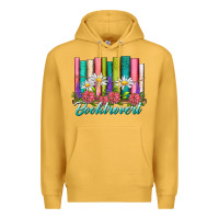 Mustard booktrovert Premium Hoodie - NancyCooperArtShop