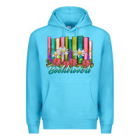 Ocean Blue booktrovert Premium Hoodie - NancyCooperArtShop