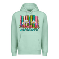 Seafoam booktrovert Premium Hoodie - NancyCooperArtShop