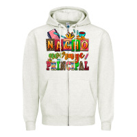 Oatmeal Heather nacho average principal Zipper Hoodie - AdoDesignShop