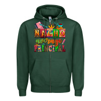 Sports Green nacho average principal Zipper Hoodie - AdoDesignShop