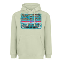 Matcha turquoise gemstone background Heavyweight Hoodie - AdoDesignShop