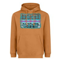 Meerkat turquoise gemstone background Heavyweight Hoodie - AdoDesignShop