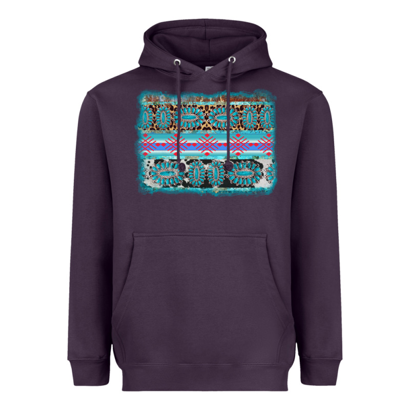 Turquoise Gemstone Background Heavyweight Hoodie by AdoDesignShop | Teevron