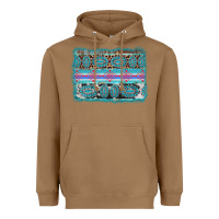 Toasted Coconut turquoise gemstone background Heavyweight Hoodie - AdoDesignShop