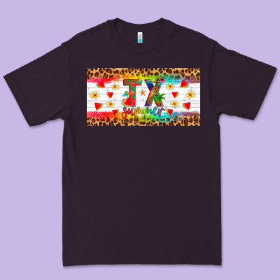 Texas Summer License Plate Premium Tee Designed By Artiststas