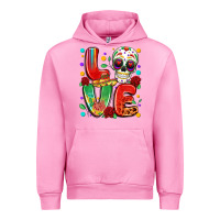 Fuchsia Pink cinco de mayo love Urban Hoodie - LillyAllenDesigns