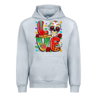 Heather Grey cinco de mayo love Urban Hoodie - LillyAllenDesigns
