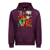 Mauve Wine cinco de mayo love Urban Hoodie - LillyAllenDesigns