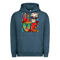 Pigment Midnight Navy cinco de mayo love Urban Hoodie - LillyAllenDesigns