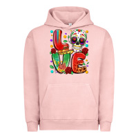 Pigment Salmon cinco de mayo love Urban Hoodie - LillyAllenDesigns