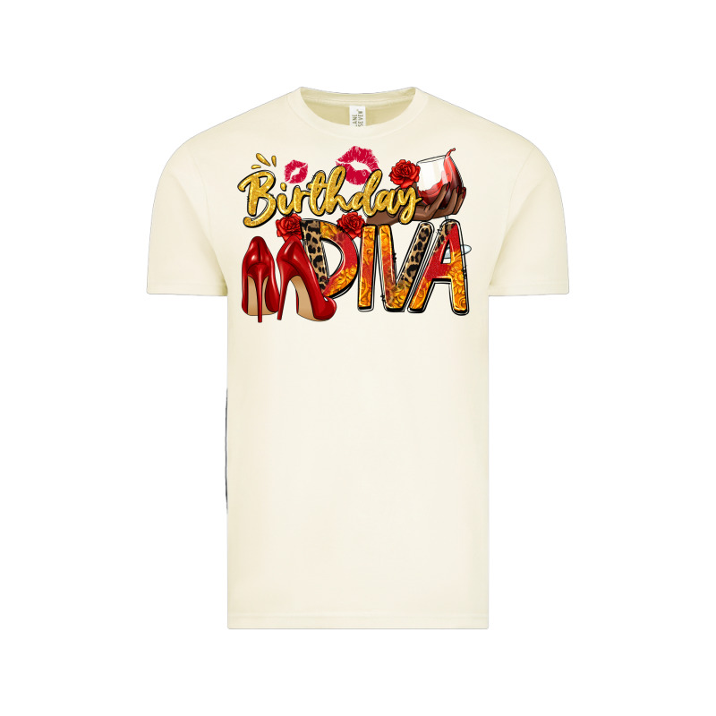 Birthday Diva Vintage Tee by Zillion Design Studio | Teevron