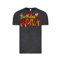 Vintage Black birthday diva Vintage Tee - Zillion Design Studio