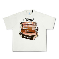 Pistachio i teach strength bravery equality love history Urban Heavy Tee - Zillion Design Studio