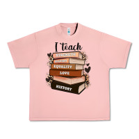 Salmon i teach strength bravery equality love history Urban Heavy Tee - Zillion Design Studio