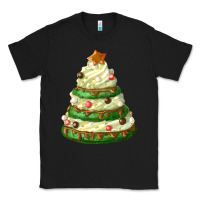 Black white christmas cookie cake Classic Tee - FaDigitalArtStudio