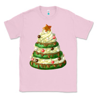 Bubblegum Pink white christmas cookie cake Classic Tee - FaDigitalArtStudio