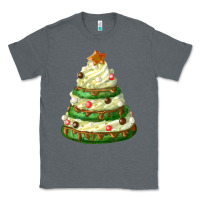Charcoal Heather white christmas cookie cake Classic Tee - FaDigitalArtStudio