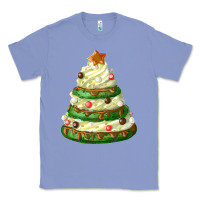 Colony Blue white christmas cookie cake Classic Tee - FaDigitalArtStudio