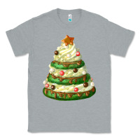 Heather Grey white christmas cookie cake Classic Tee - FaDigitalArtStudio
