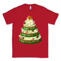 Red white christmas cookie cake Classic Tee - FaDigitalArtStudio