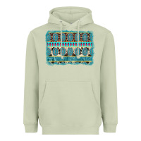 Matcha turquoise gemstone background Heavyweight Hoodie - AdoDesignShop