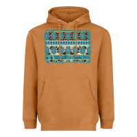 Meerkat turquoise gemstone background Heavyweight Hoodie - AdoDesignShop