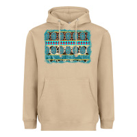Mushroom turquoise gemstone background Heavyweight Hoodie - AdoDesignShop