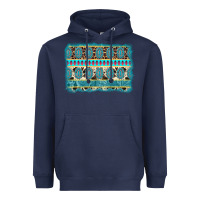 Navy turquoise gemstone background Heavyweight Hoodie - AdoDesignShop