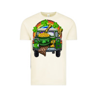 Vintage Arctic St Patrick's Day Truck With Pot Of Gold Horseshoe And Rainbow Vintage Tee - RanaPortraitStore