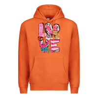 Carrot love valentines day Premium Hoodie - NancyCooperArtShop