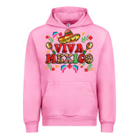Fuchsia Pink viva mexico Urban Hoodie - LillyAllenDesigns